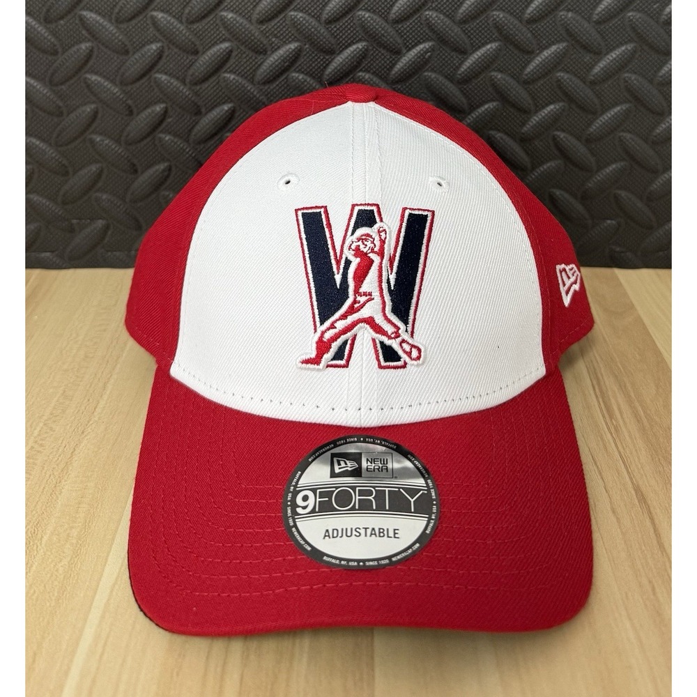 Washington Nationals New Era 9FORTY White Red Alternate 4 2020 Adjustable Hat